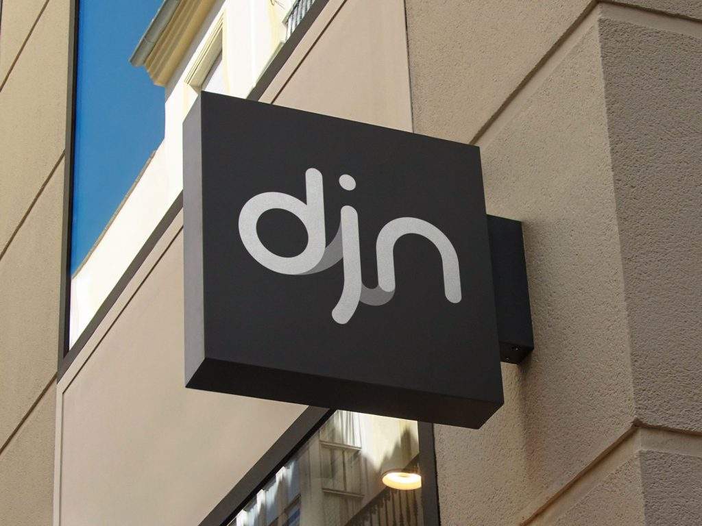 DJN logo design