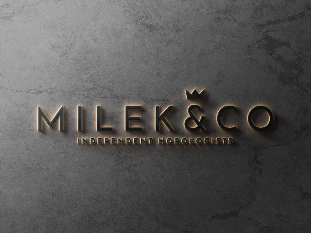 Milek & Co Independent Horologists logo design