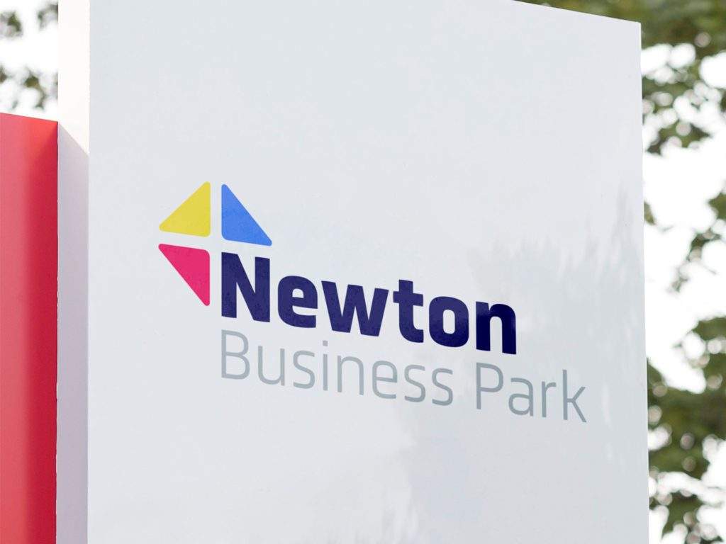 Newton Business Park logo design