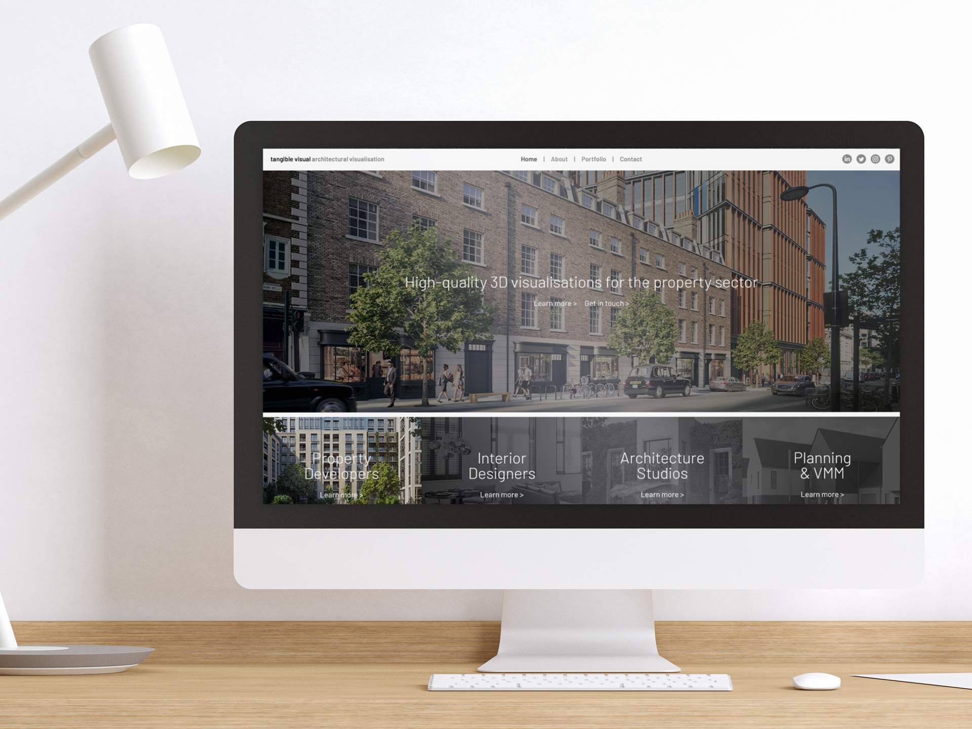 tangible visual cgi visualisation web design